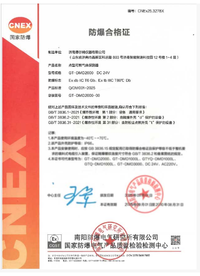 防爆合格證